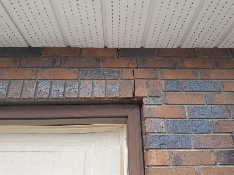 Brick crack